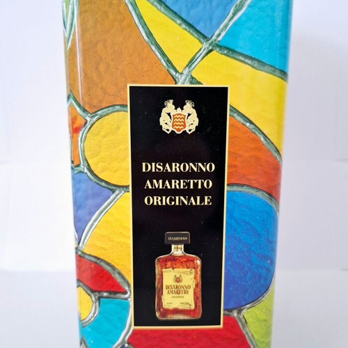 Disaronno vintage metal box used
