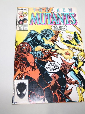 The New Mutants #53 Marvel κόμικ μεταχειρισμένο