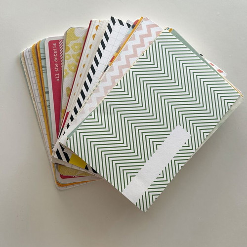 Project Life Scrapbooking Card Set, large