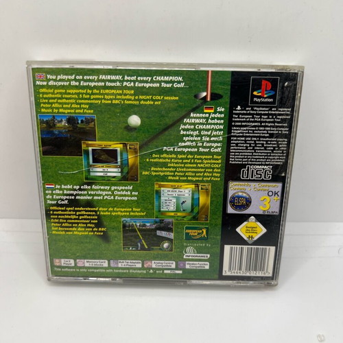 PGA Golf European Tour PS1 used PlayStation game
