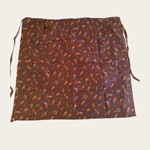 Brown square apron new