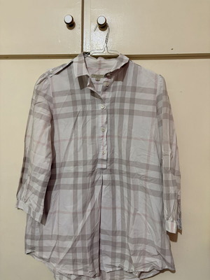 Burberry Brit Pastel Check Tunic Shirt like new, women's M