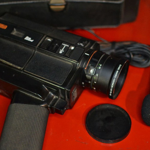 Super 8 Eumig Makro Sound camera used with sound and Makro Zoom lens