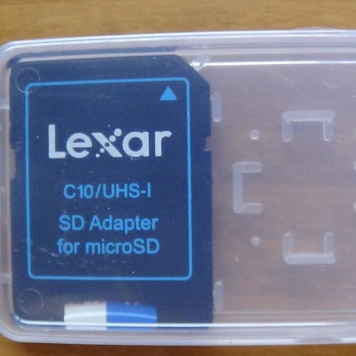 Lexar microSDHC 32GB 300x memory card with adapter like new