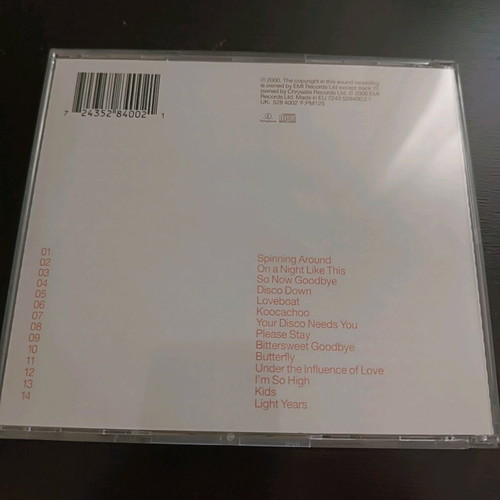 Light Years CD by Kylie Minogue like new, pop