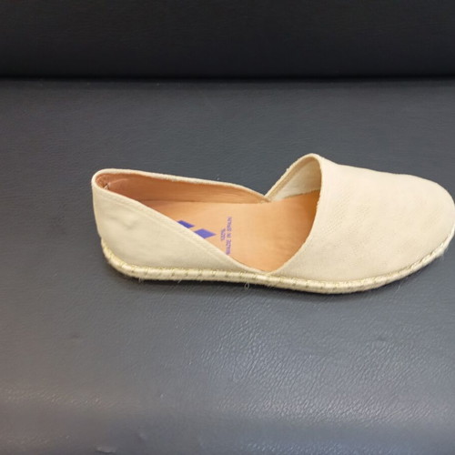 Ace espadrilles beige genuine leather new, size 40