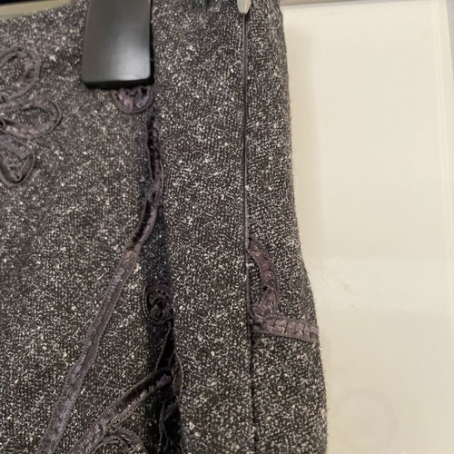 KLASS Collection vintage boucle flared midi skirt used, floral pattern