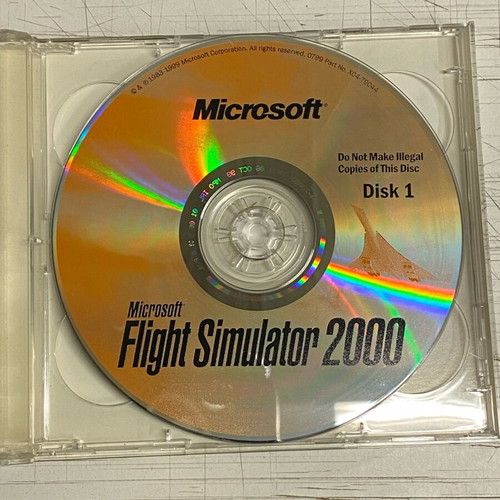 Microsoft Flight Simulator 2000 PC game like new