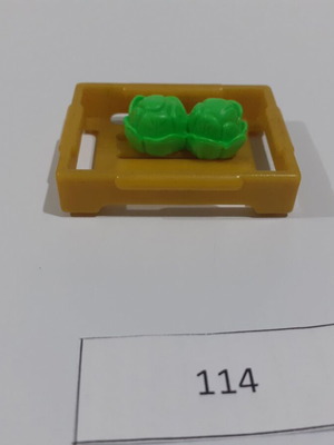 Playmobil crate with vegetables used #114
