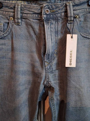 Diesel Denim Pants new, size 34, patina brown gray