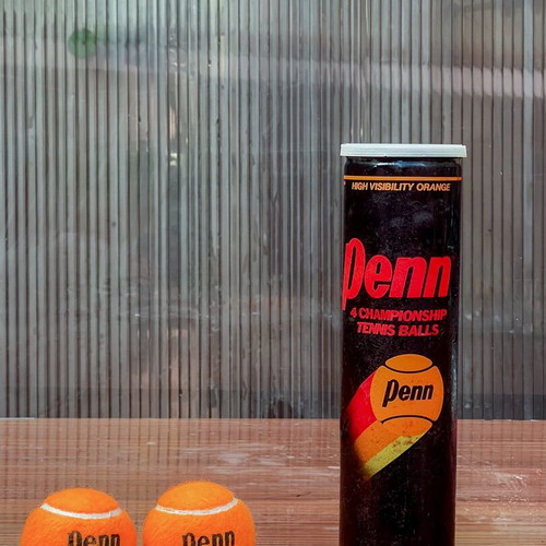 Rare tennis ball cans retro packaging, one sealed, like new