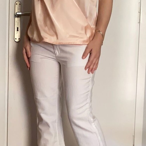 Summer camisole top salmon new, size Small