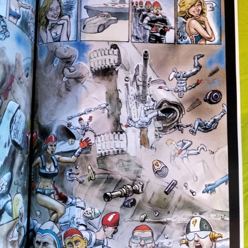 Greek creators comics pack with numbered print and Land Sweepers