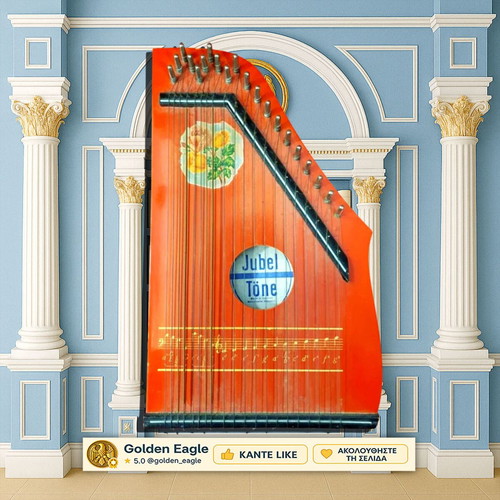 Jubel Tone old German instrument used, handmade string like psaltery