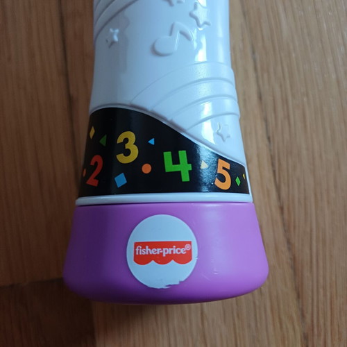 Fisher Price Laugh & Learn microphone used with songs and lights