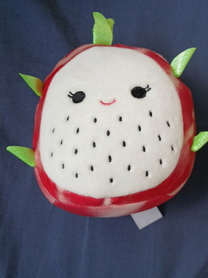 Squishmallows Dragon Fruit plush toy like new with strawberry scent