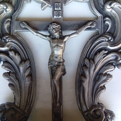 Holy Water Font with Christ and Cherubim, 28 cm