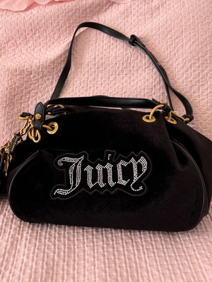 Juicy Couture Primerose black bag with double handle and key charms