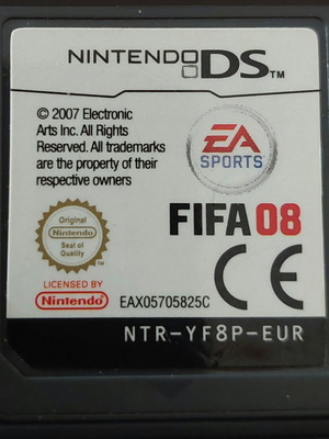 FIFA Soccer 08 Nintendo DS μεταχειρισμένο, σκετό δισκάκι