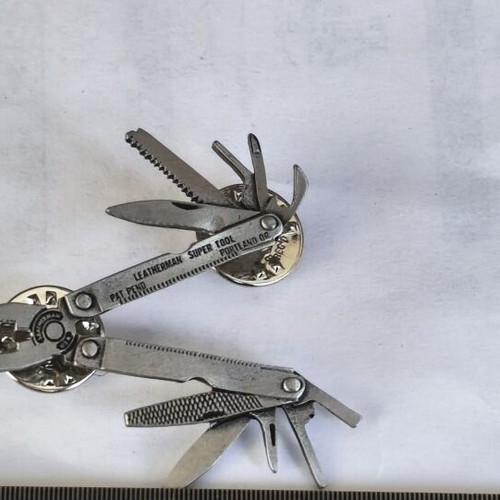 Leatherman Supertool Lapel Pin New Collectible