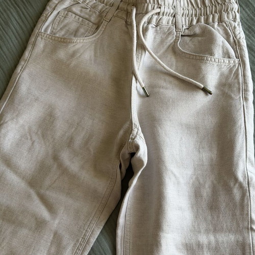 Zara linen beige pants size XS like new
