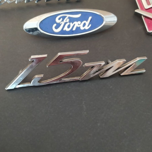 Ford Taunus car badges used, 5 pieces from 1960s