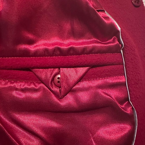 DKNY red coat size XS like new with buttons