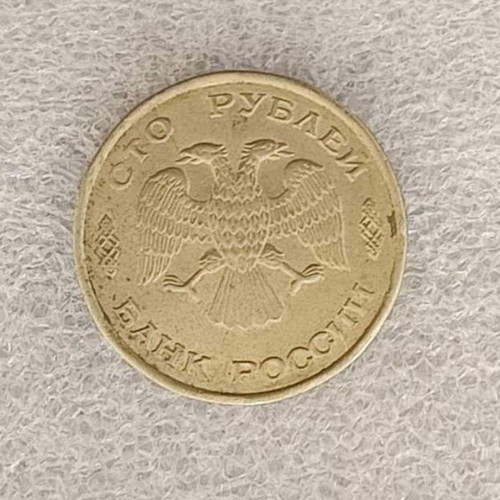 Russia 100 Rubles coin 1993 cupronickel-clad steel
