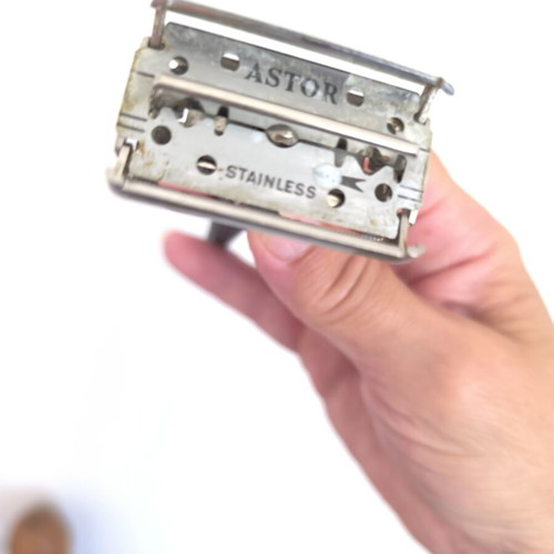 Gillette vintage shaving razor used