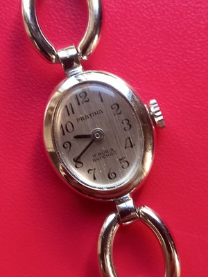 Pratina 17 Rubis ladies silver vintage watch like new