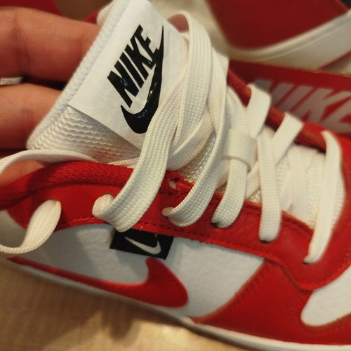Nike athletic shoes new, size 44.5, red