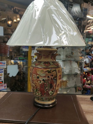 Table lamp used, height 55cm