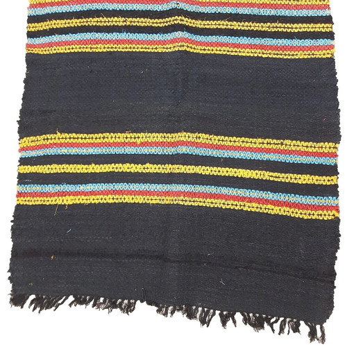 Vintage Handwoven Rug Multicolor 280x90 cm Like New