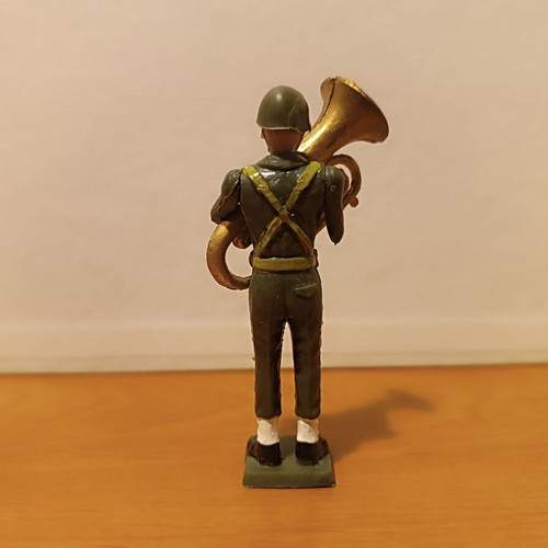 Athina Infantry Band Soldier Figurine like new