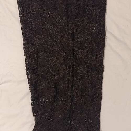 Raxevsky Exclusive black evening dress size L like new with lace and sequins