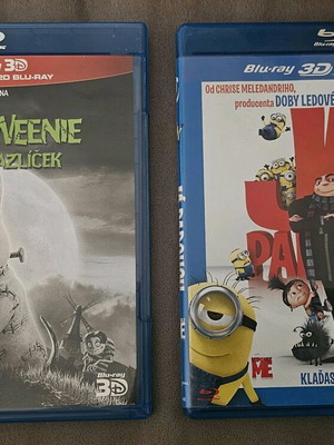 3D Blu-rays Frankweenie and Despicable Me like new with subtitles