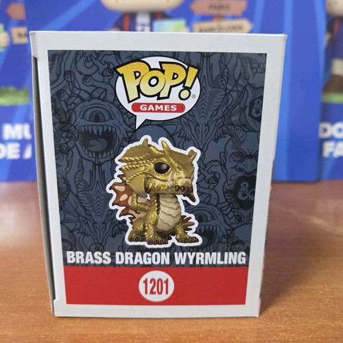 Funko Pop Games 1201 Brass Dragon Wyrmling new, 2026 Spring Convention limited edition