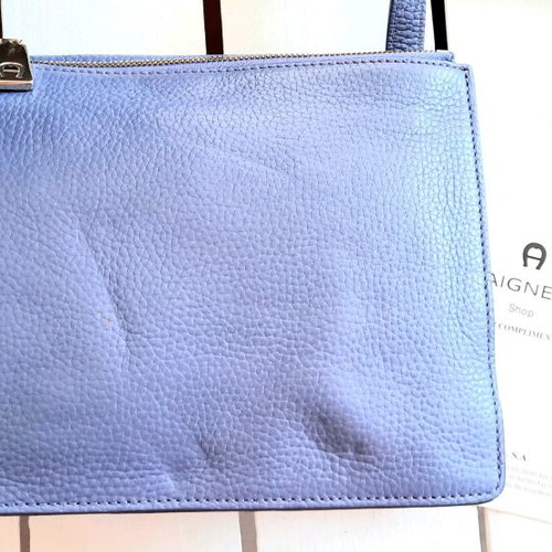 Aigner collectible 50th anniversary bag new, 2 compartments, purple