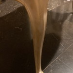 Coffee table like new, white with gold trim 78x48 cm