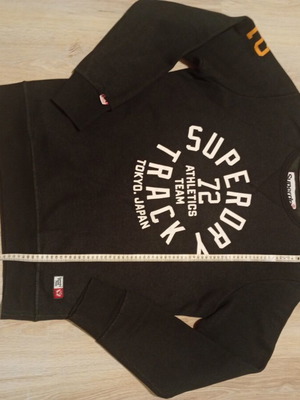 Ανδρική μπλούζα Superdry XXL σαν καινούργια, ανθρακί χρώμα