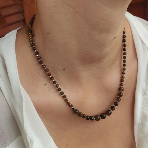 Handmade Tiger Eye Necklace new