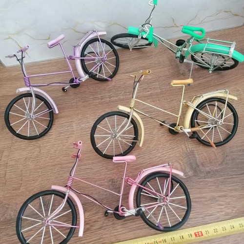 Decorative bicycle new, various colors, 1 piece