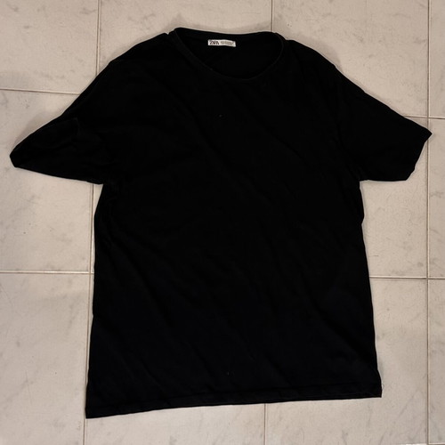 Zara ανδρικό T-shirt XL μεταχειρισμένο, μαύρο