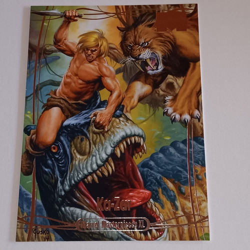 Marvel Masterpieces XL Base Card #15 Ka-Zar new collectible card