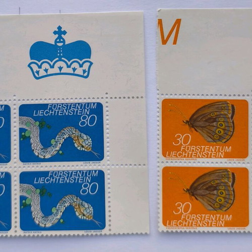 Liechtenstein Nature Stamps Complete Set New