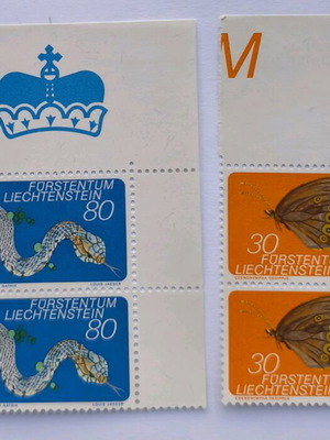 Liechtenstein Nature Stamps Complete Set New