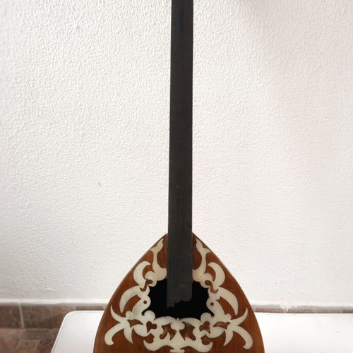 Handmade Professional Four-String Bouzouki Walnut 200 Years Old