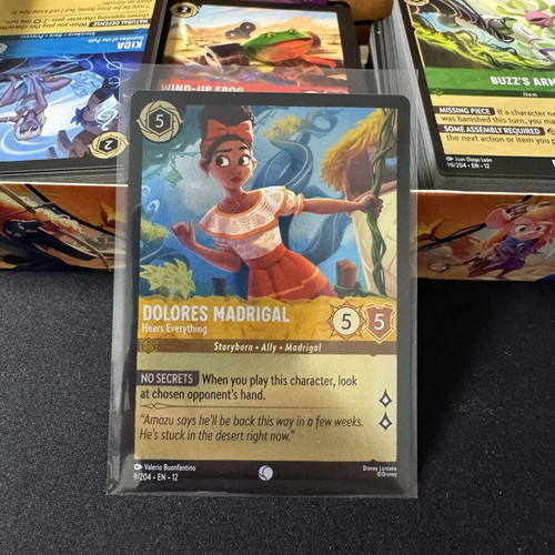 Disney Lorcana Dolores Madrigal Hears Everything card new