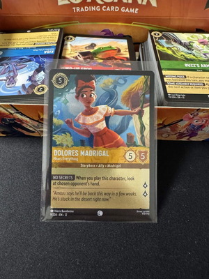 Disney Lorcana Dolores Madrigal Hears Everything card new