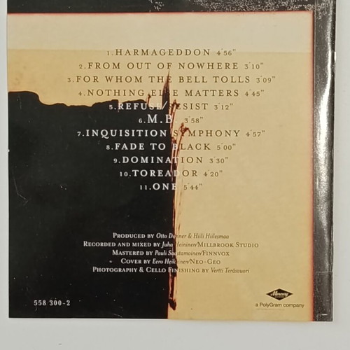 Apocalyptica Inquisition Symphony CD used, cello metal classic